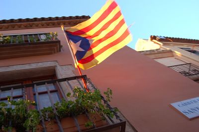 Low angle view of building against sky