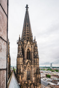 Cathedral against sky in city