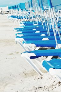 View of empty beach