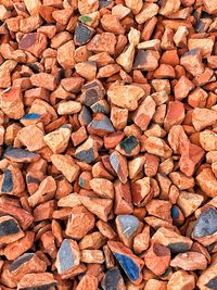 Full frame shot of stones