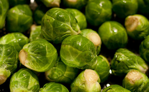 Full frame shot of brussels sprouts