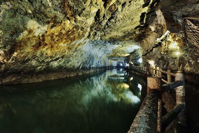High angle view of water