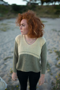 Woman at beach