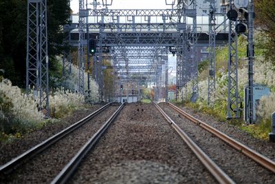 Railroad tracks