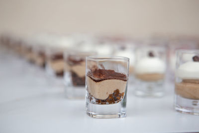 Close-up of drink on table