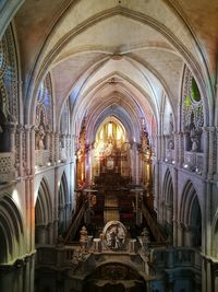 Interior of cathedral