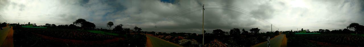 Panoramic view of city against sky