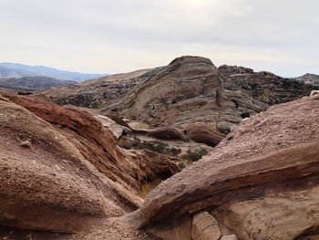 Scenic view of mountain against sky