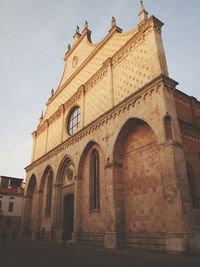 Low angle view of historical building against sky