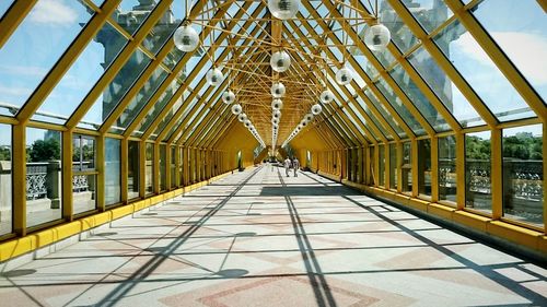 View of footbridge