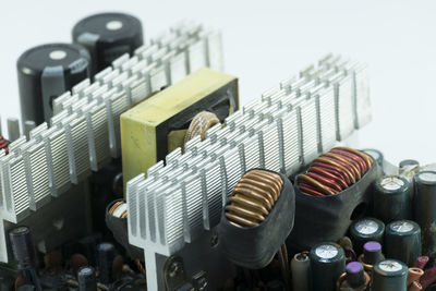 Close-up of machine part