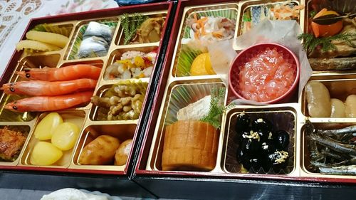 Variety of food