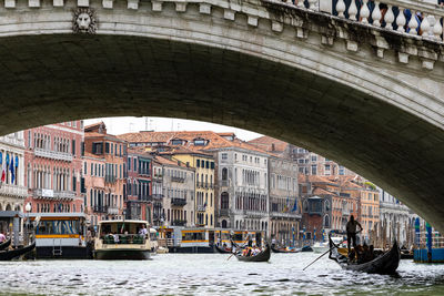 Boats in canal