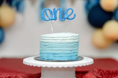 Close-up of chocolate cake