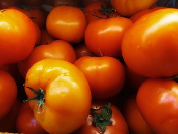 Close-up of tomatoes for sale at market stall