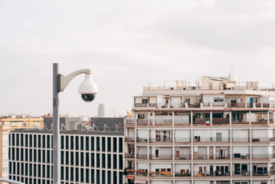 Buildings against sky in city