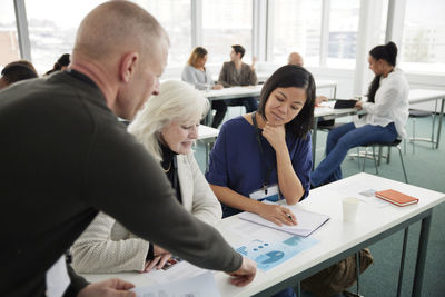 Women during workshop