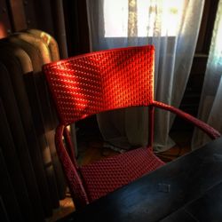 Close-up of chairs