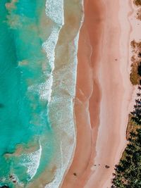 Aerial view of beach