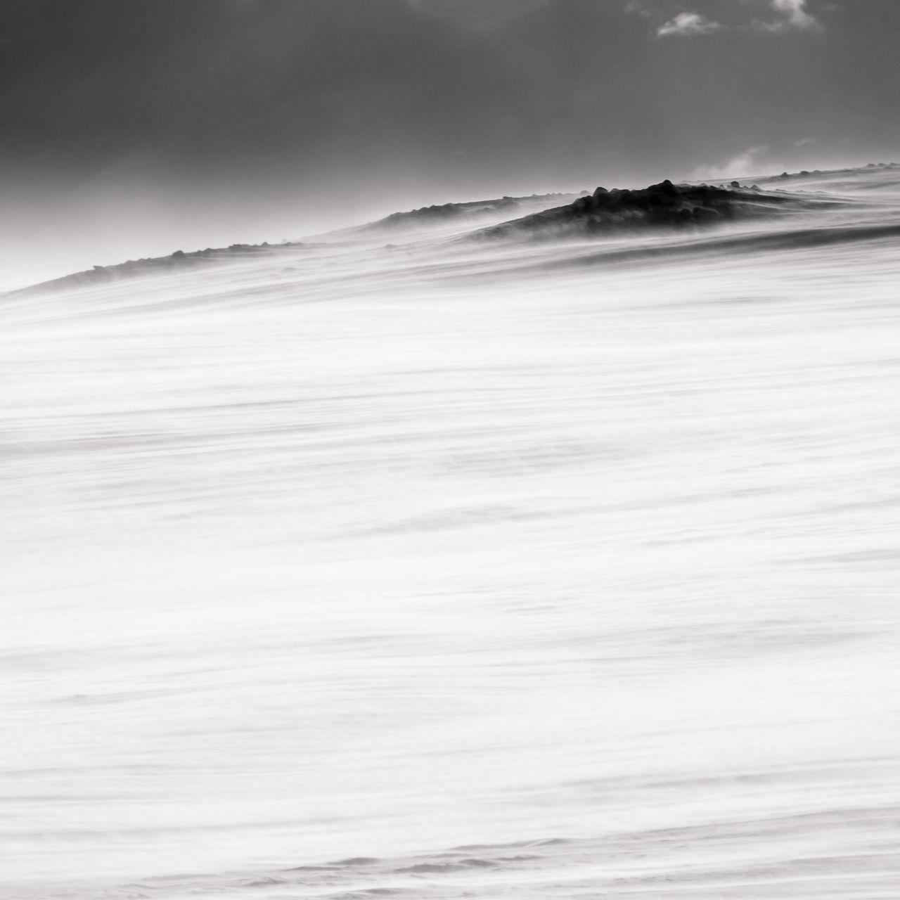 SCENIC VIEW OF SEA WAVES AGAINST SKY