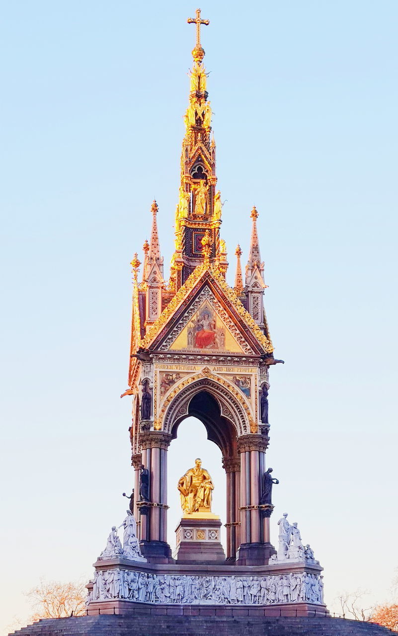 LOW ANGLE VIEW OF TEMPLE