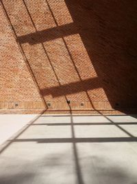 Shadow on wall of building