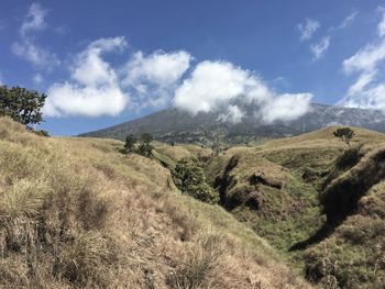 Panoramic view of landscape against sky