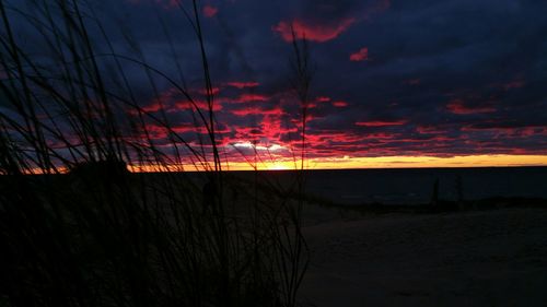 Sunset over landscape