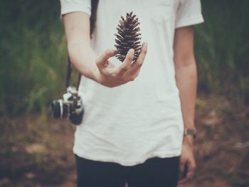 Person looking at camera