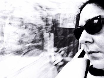 Close-up portrait of young man