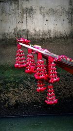 Close-up of red objects