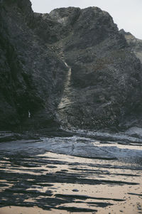 Scenic view of mountain against sky