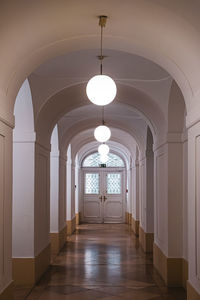 Corridor of building