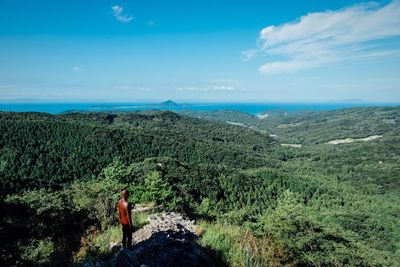 Scenic view of landscape against sky