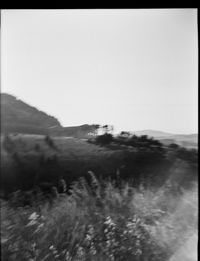 Scenic view of landscape against clear sky