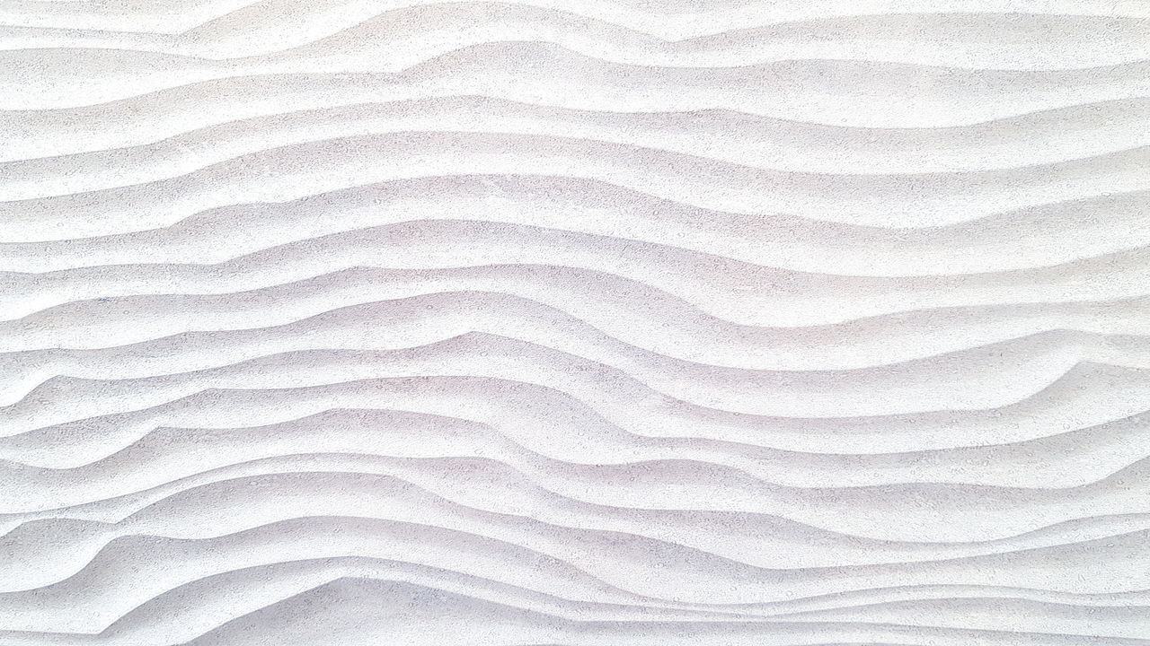 FULL FRAME SHOT OF WHITE PATTERN
