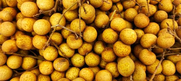 Full frame shot of fruits for sale at market stall