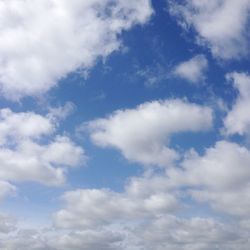 Low angle view of cloudy sky