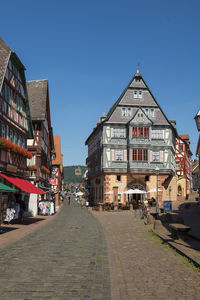  old half timbered house in miltenberg a populair touristic city in bavaria