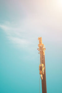 Low angle view of tower against sky