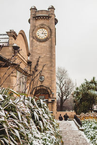 Clock tower against sky