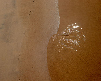 Full frame shot of ice cream on beach