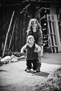 Children playing outdoors