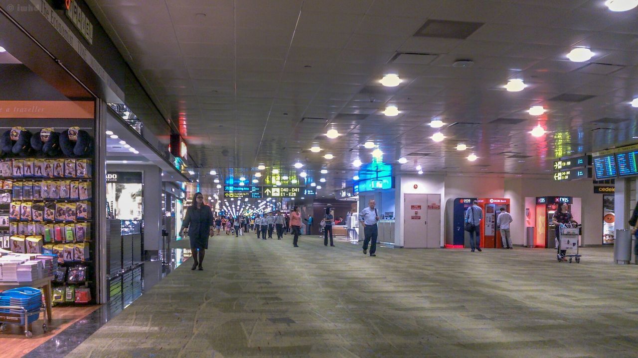 At the terminal