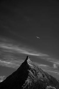 Scenic view of mountain against sky