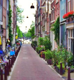 Street amidst buildings in city