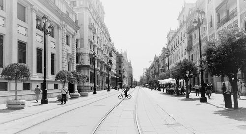 View of city street