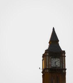 Low angle view of clock tower