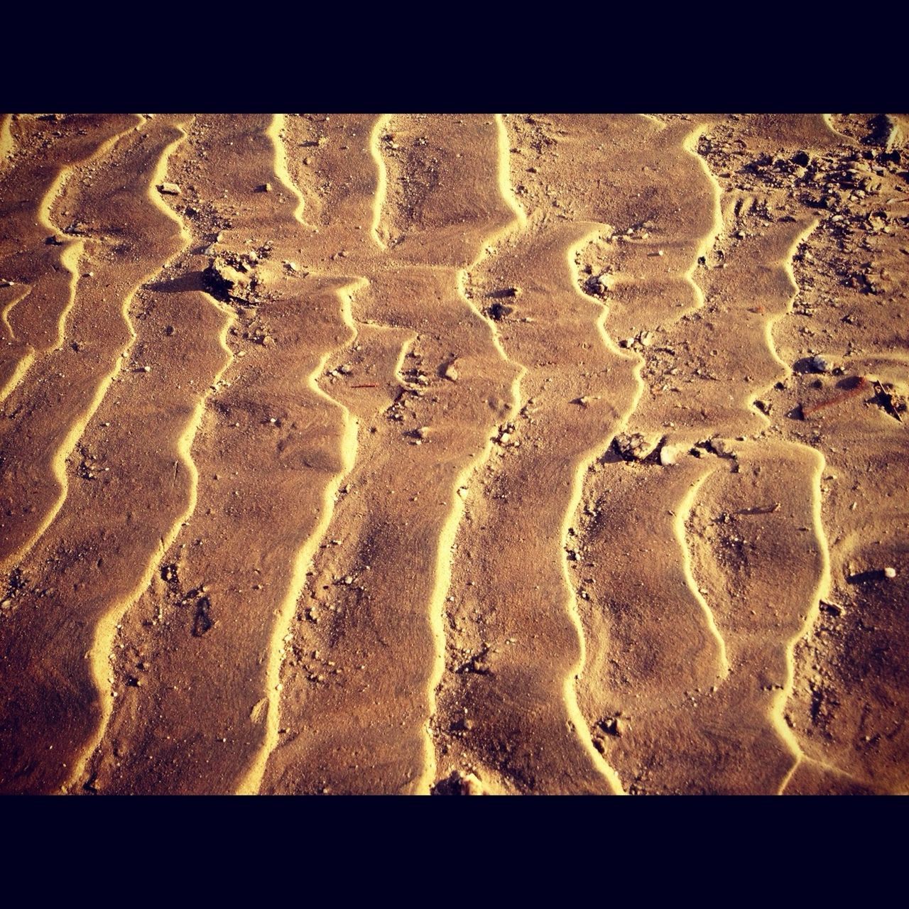 beach, sand, shore, sea, footprint, transfer print, water, auto post production filter, sunlight, tranquility, high angle view, nature, surf, wet, wave, coastline, shadow, outdoors, day, horizon over water