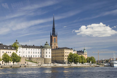 A view taken of the old town in sweden